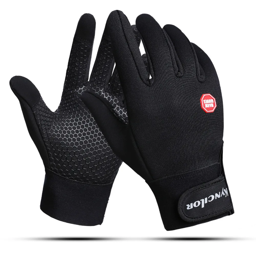 

Cycling Gloves Windstop Velvet Female Reflective Mittens Luva guantes Screen Touch Hiking Gloves Winter for Hiking Cycling