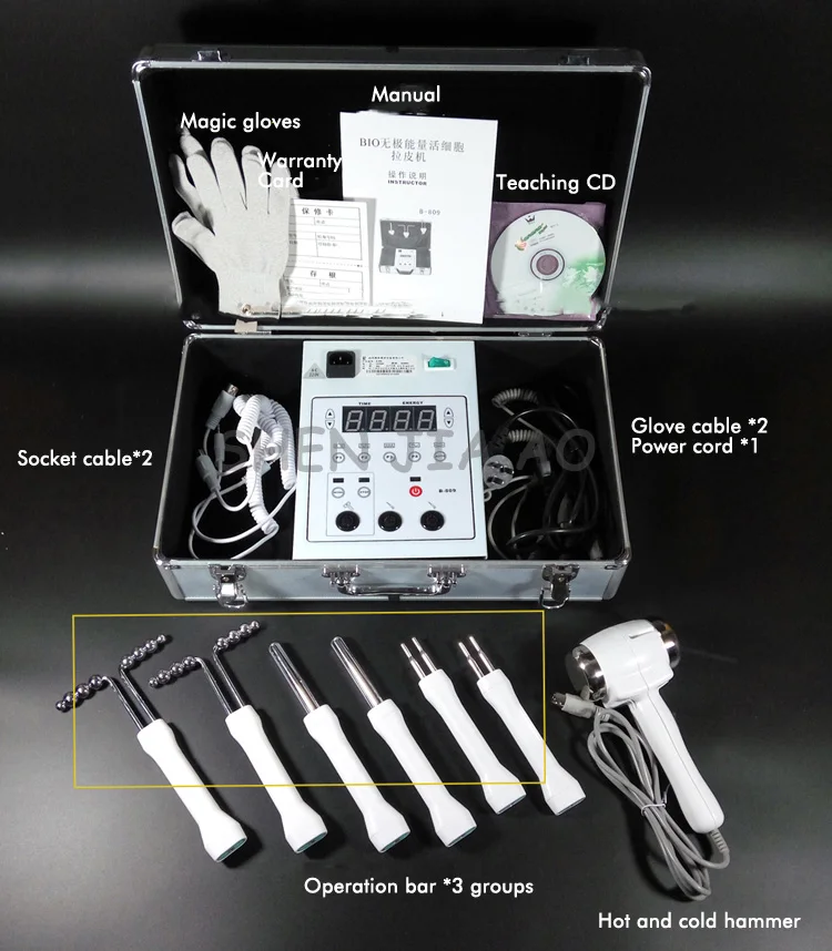1 шт. био-энергии-свободной энергии жить-ячейки аппаратная подтяжка лица кожи машина холодной и горячей молоток отбелить красотка