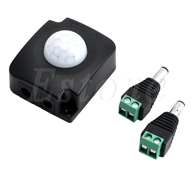 

DC 12V24V 10A Light Infrared PIR Motion Sensor Switch For LED Light Strip delay Time Adjustable