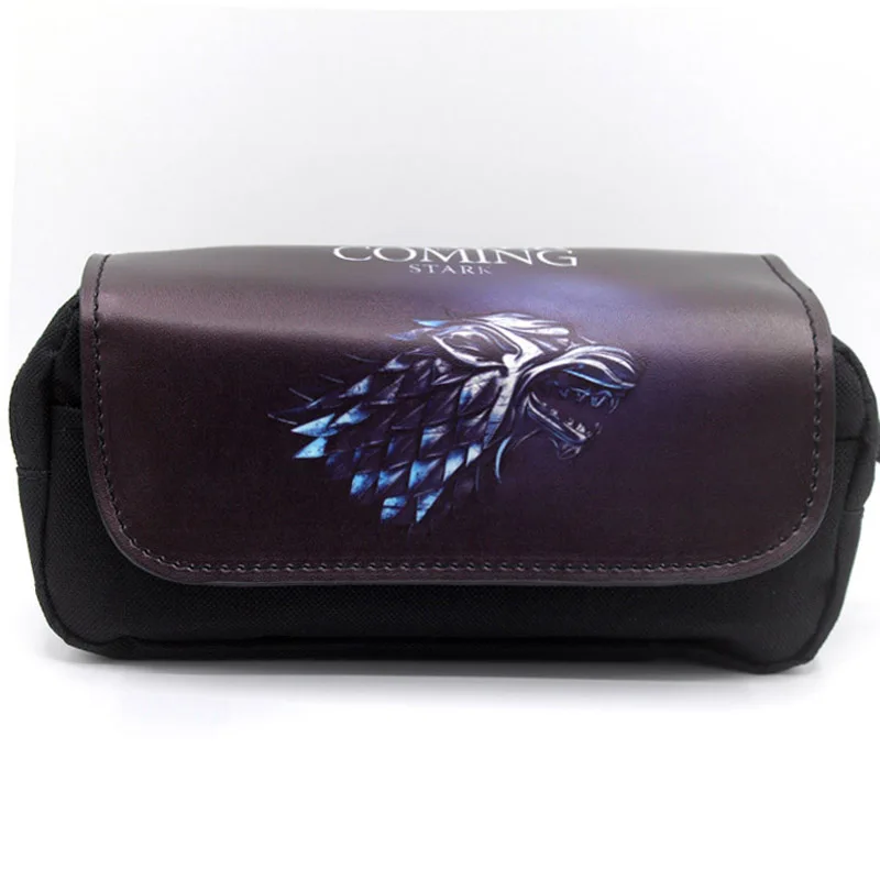 

Game of Thrones Pencil Pouch Pencil Case Makeup Bag Zipper Pouch Students Stationery Pouch