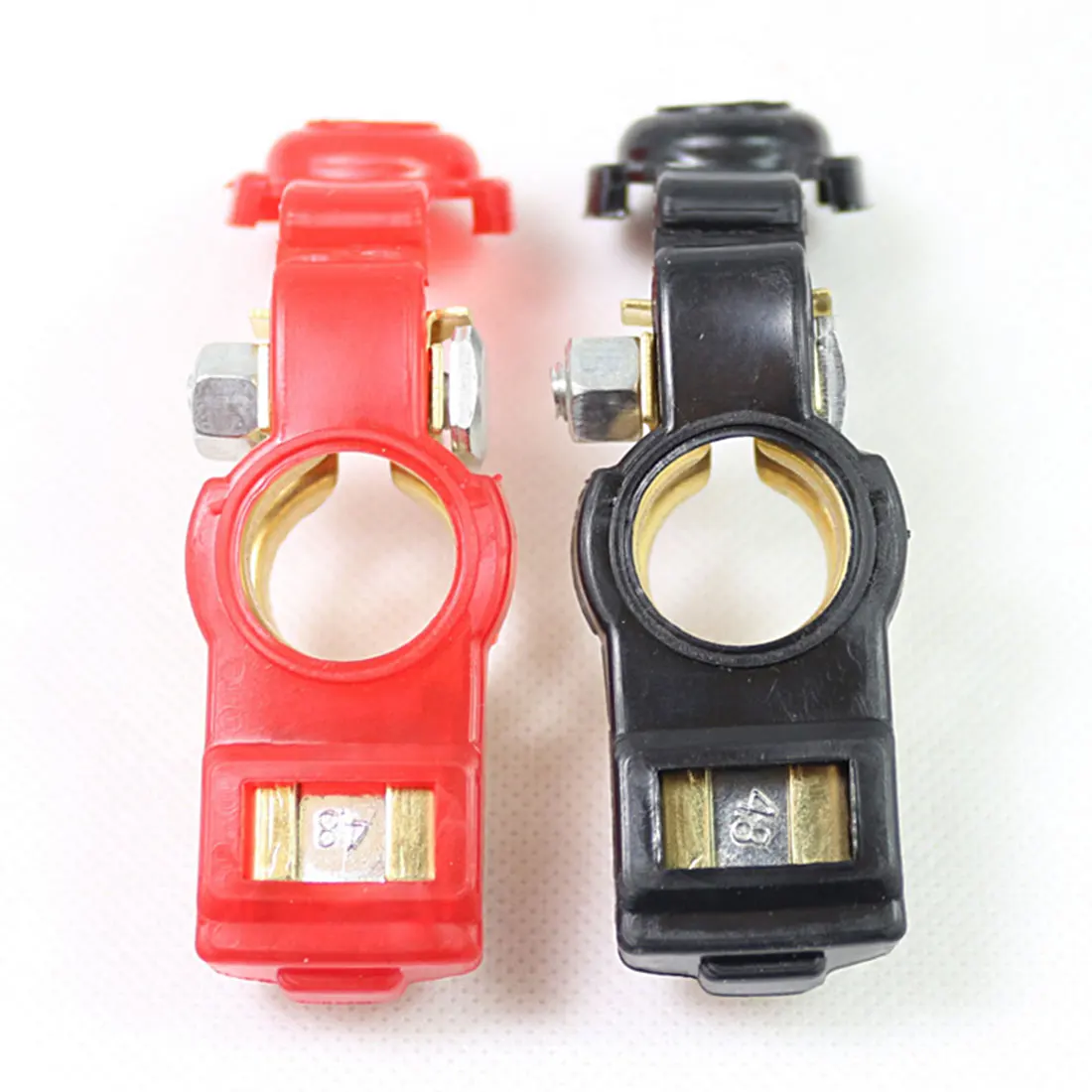 Dewtreetali 1pair Battery Terminal for Car Clamp Clips Negative