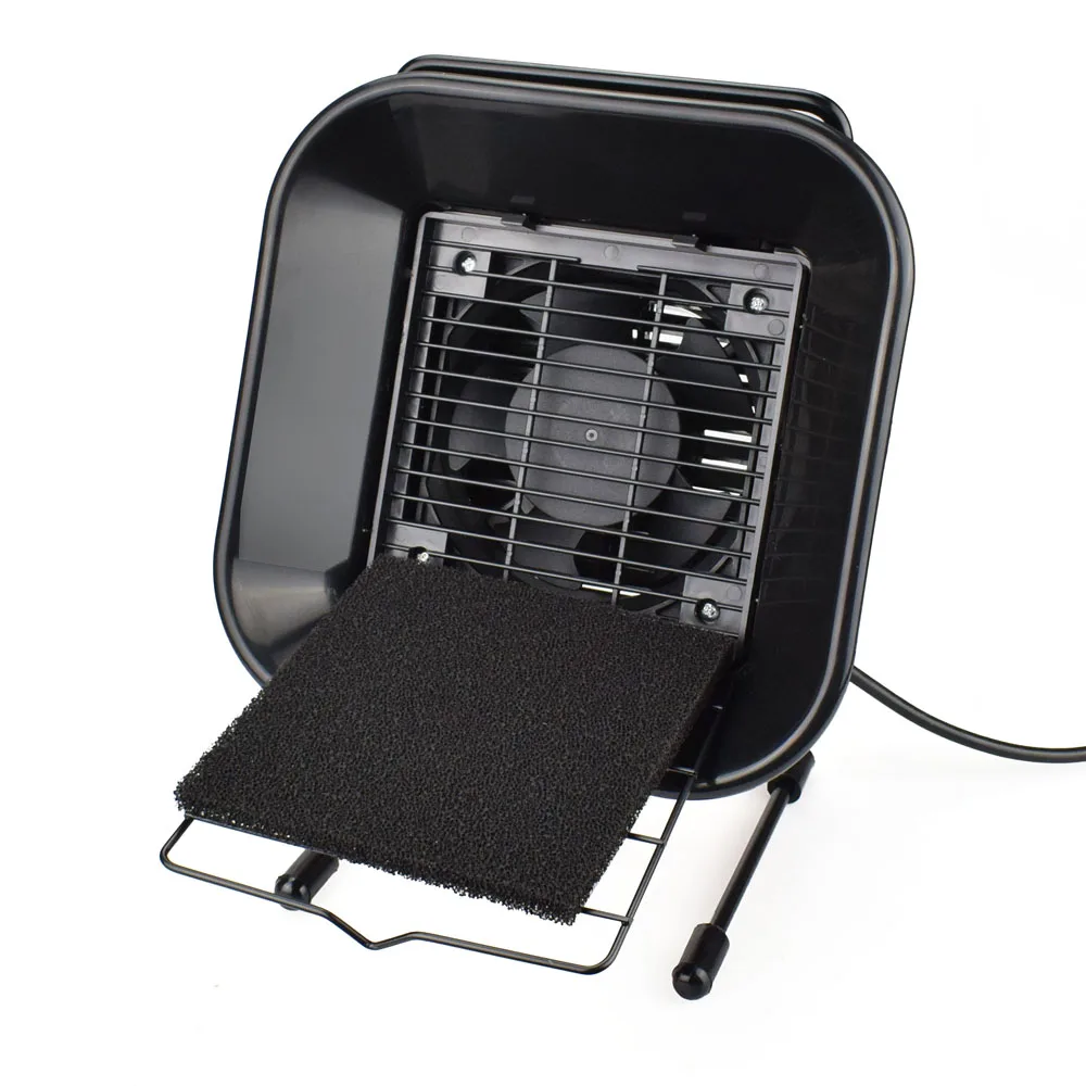 US $34.32 Newacalox Eu Adjustable Welding Solder Smoke Absorber Remover Fume Extractor Carbon Filter Quiet Fan For Esd Soldering Station