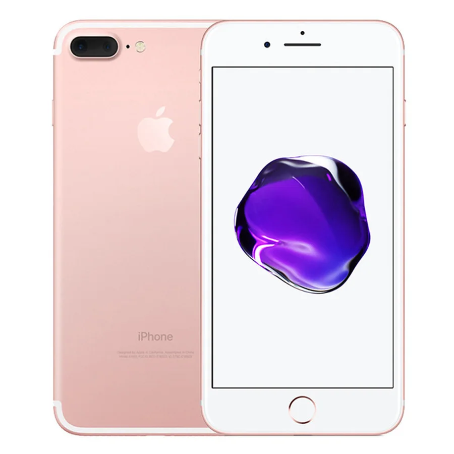 Apple iPhone 7 Plus, 3 Гб оперативной памяти, Оперативная память 32/128 ГБ/256 ГБ Встроенная память Quad-Core IOS LTE 12.0MP Камера iPhone7 плюс отпечатков пальцев телефон б/у - Цвет: Rose Gold