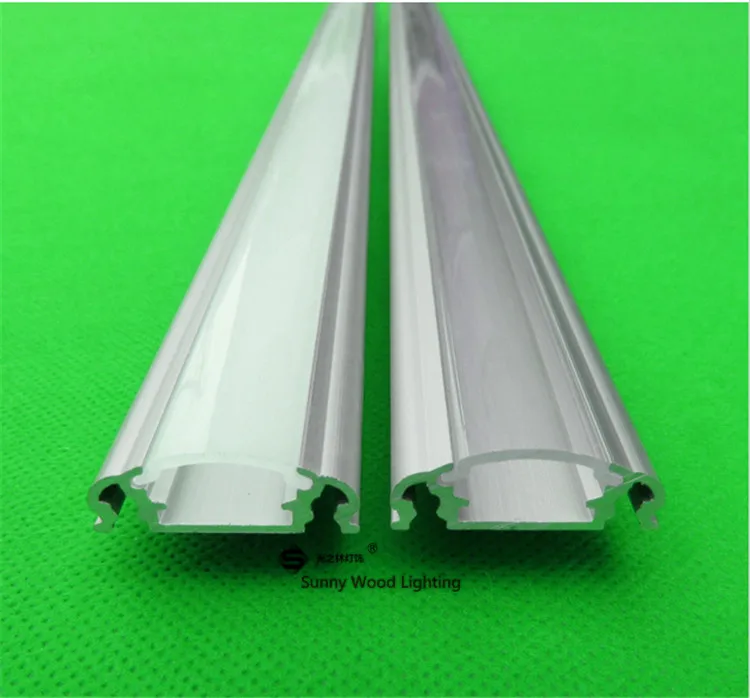 Perfil de Alumínio para Tira Transparente para 12mm Barra de Luz 5 30 Pcs 40 Polegada 1 m Conduzida Láctea e tampa 5050 5630 5730 Tira Difícil Levou 4 5-30 pcs 40 polegada 1 m perfil