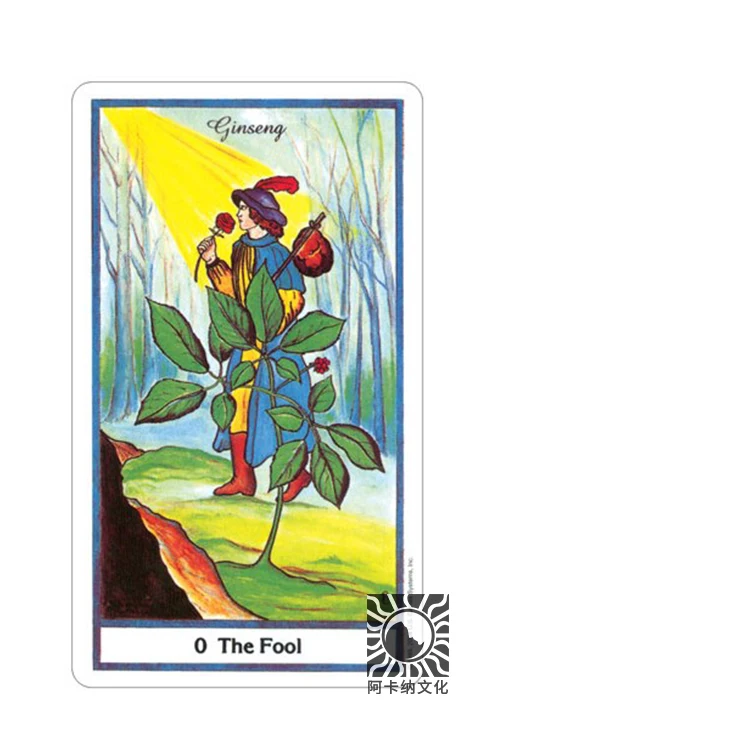  78pcs English version 100% original Herbal Tarot cards board gaming tarot deck Divination with book