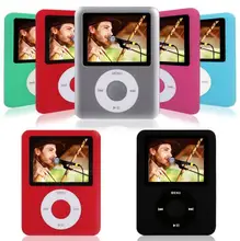 Deporte MP3 4 GB de Memoria (Virtual 32G) 1.8 “LCD Media Video Movie Game FM Radio HD Reproductor de MP3 FM E-book, Caja Cristalina + auricular + Cable