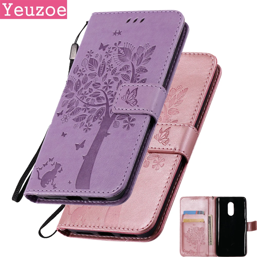 

For xiaomi redmi note 4x case cover wallet leather book PU soft back cases for coque redmi note4x flip cover capa Embossed tree