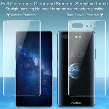 IMAK Hydrogel III пленка для zte nubia X 2 шт. Защитная пленка для экрана спереди или сзади с полным покрытием мягкая прозрачная защитная пленка не стекло