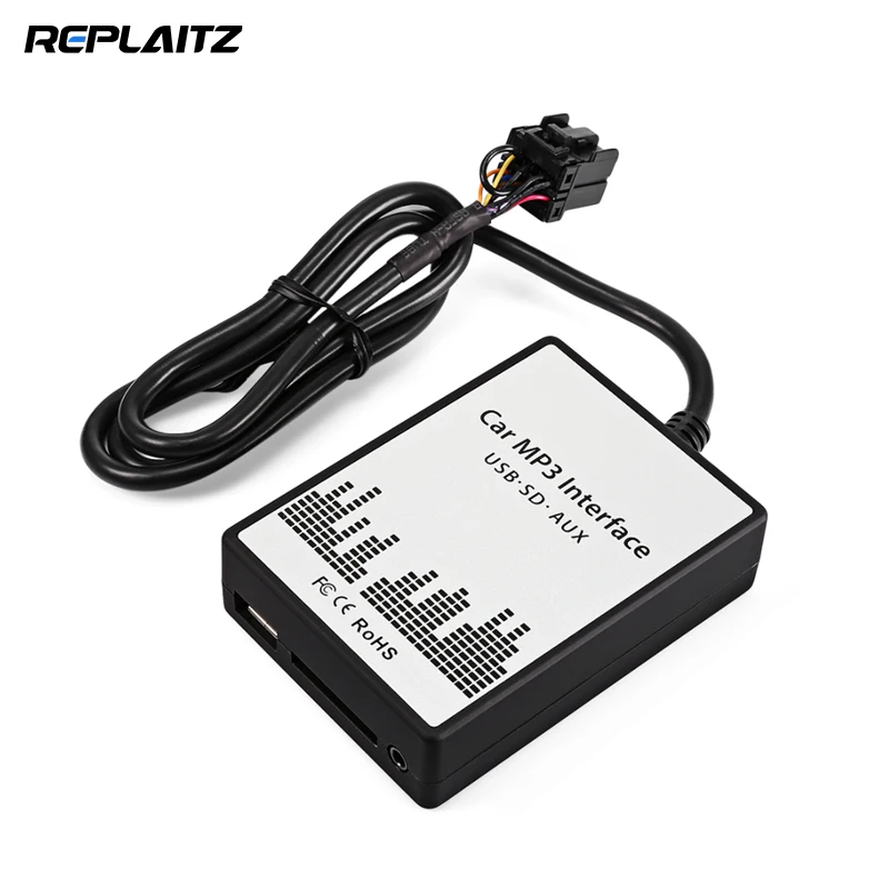 

Car Auto Audio Adapter MP3 CD SD 3.5mm AUX USB Interface MP3 Music Changer Virtual CD Changer for Ford Focus MK1 98 - 04/Escort