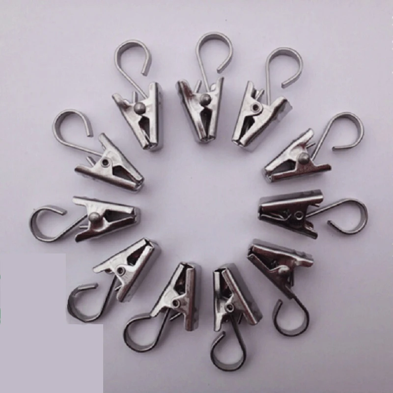 50 small clips of pack curtain clip hooks stainless steel small clip
