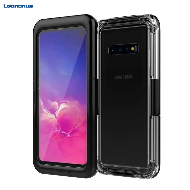 Leanonus Waterproof Case For Samsung Galaxy S10 Full Protection Drop