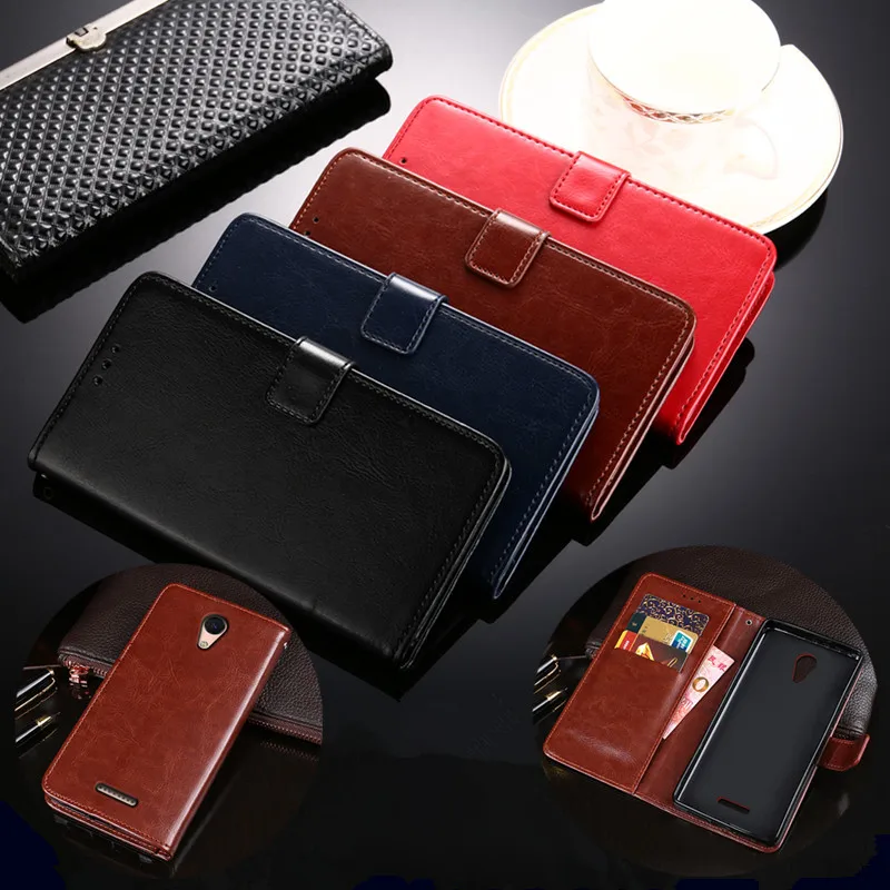 

For coque Fly IQ4415 Era Style 3 case leather & silicone wallet Flip pouch capa For Fly IQ4415 IQ 4415 Cover back skin funda bag