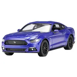 W 1:24 Ford Mustang GT игрушечных транспортных средств сплава модели автомобиля игрушечный автомобиль моделирования отступить дети Игрушечные