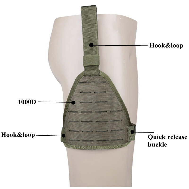 Тактический Molle ножная кобура весло адаптер платформа прочный военный стрельба бедра пистолет кобура нейлоновая пластина ножная кобура Платформа