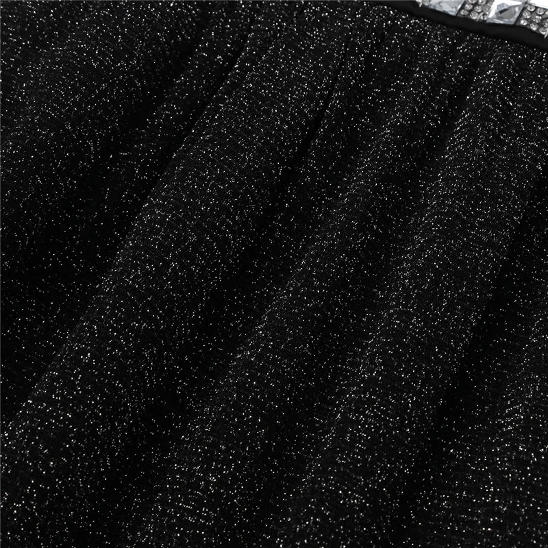 Летнее Детское фатиновое платье без рукавов с блестками и цветочным кружевом для