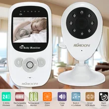 (1 PCS)2.4″ TFT-LCD Color Panel Wireless Baby Monitor Old Man Surveillance Camera Night version 2 way talk back Temperature