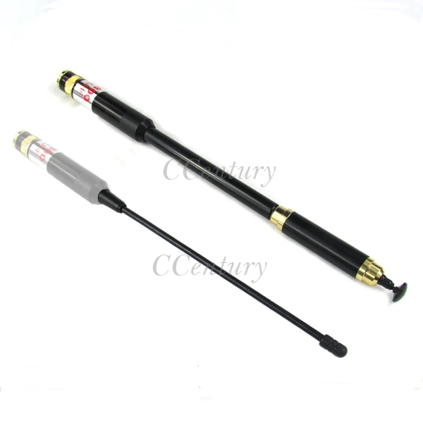 Двухдиапазонная телескопическая антенна AL800 VHF UHF Sma M с высоким коэффициентом