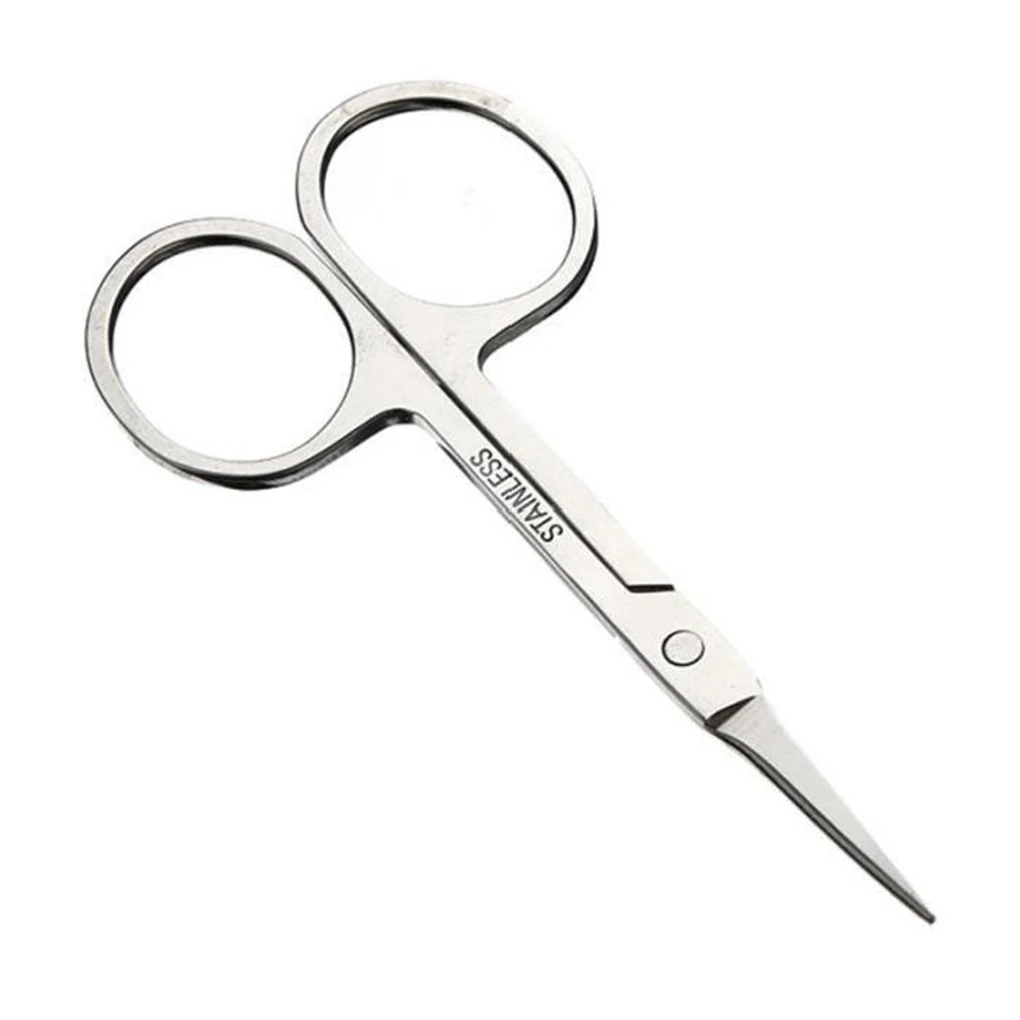 Stainless Steel Makeup Scissors Nose Hair Small Eyebrow Scissors Cut