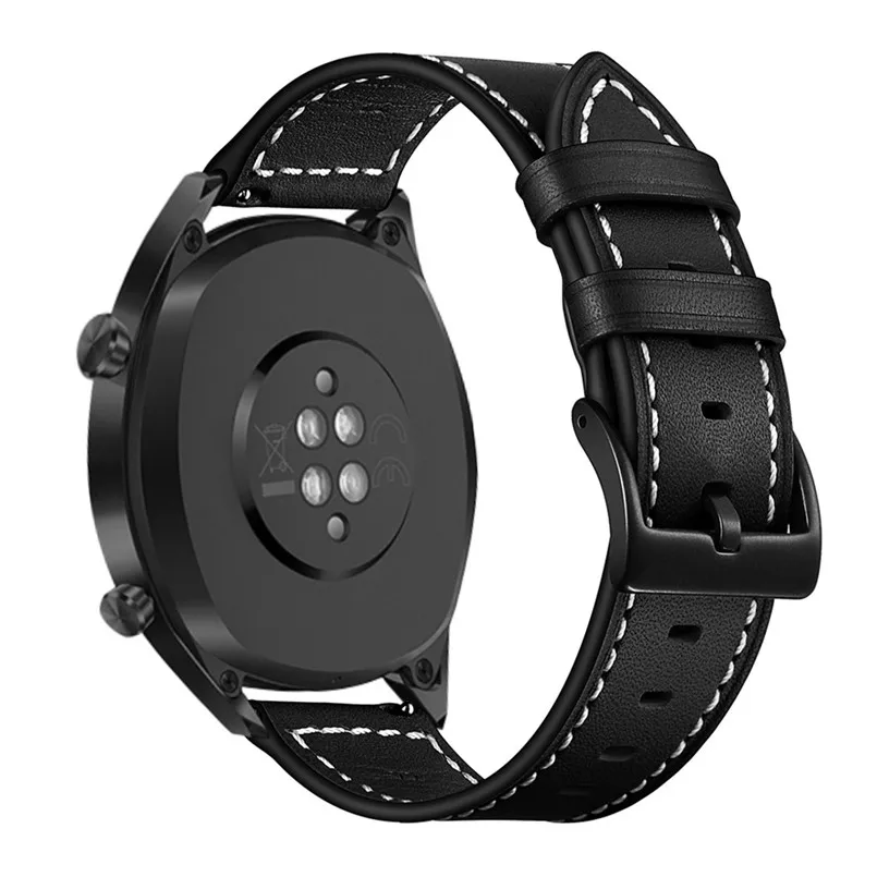 Replacement Strap Genuine Leather Watch Band WristStrap For Huawei Watch GT Honor Watch Magic 22mm 5.5-8.0 inch 40AP1914