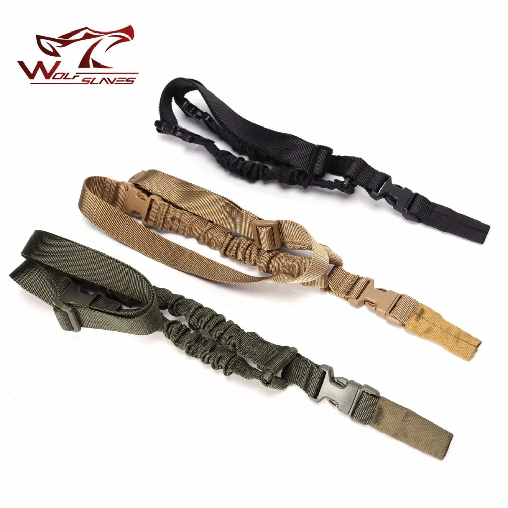 Tactical Gun Sling Adjustable 1 Single Point Bungee Quick Release Rifle Strap System for Airsoft Hunting Military Strap M4 ar15 Tactical Gun Sling Adjustable 1 Single Point Bungee Quick Release Rifle Strap System for Airsoft Hunting Military Strap M4 ar15