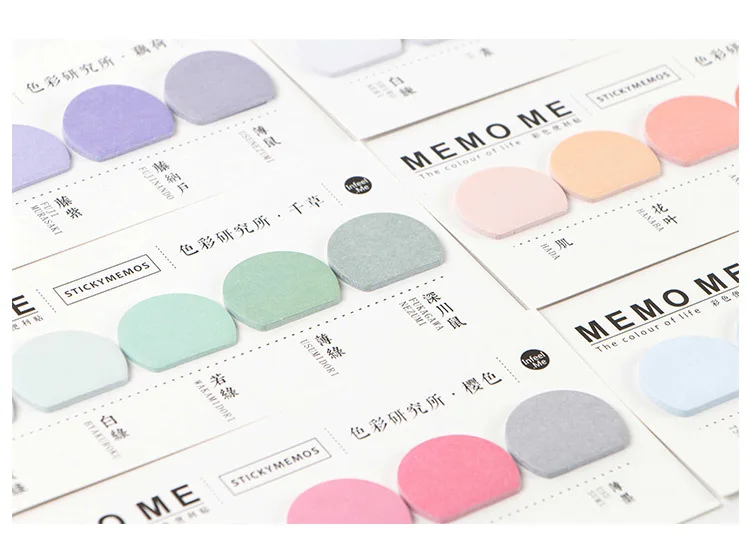 Wonderful Colors Mini Paper Sticker DIY Index Marker Stickers 14*6.7cm Total 150pcs