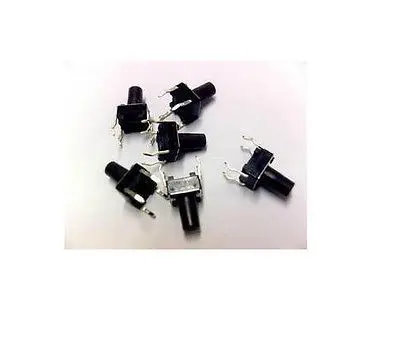 

10Pcs Tactile Push Button Switch Tact Switch 6X6X9mm 4-pin DIP