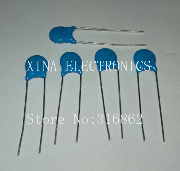 

2KV 1500PF 152M 2000v 1500PF High Voltage Ceramic Capacitor 100pcs/lot