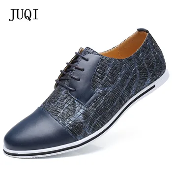 

New Fashion Men Shoes Men Patchwork Pu Leather Shoes Male Casual Breathable Shoes Plus Size