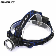 AIMIHUO 3000LM Zoomable CREE XM-L T6 LED 18650 Rechargeable Head Torch Headlamp Headlight 4.2V