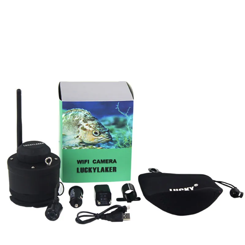 Lucky Fishing Finder 80m Wifi Беспроводная рыболовная инспекционная подводная камера FF3309