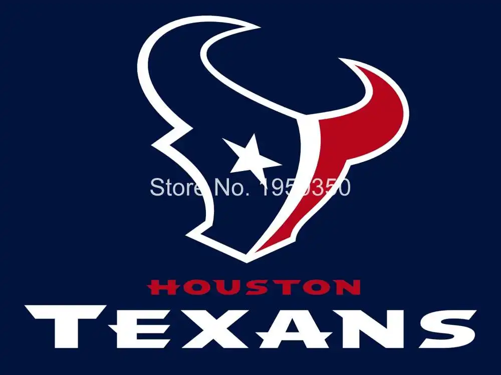 Houston Texans logo car flag 12x18inches 30x45cm double