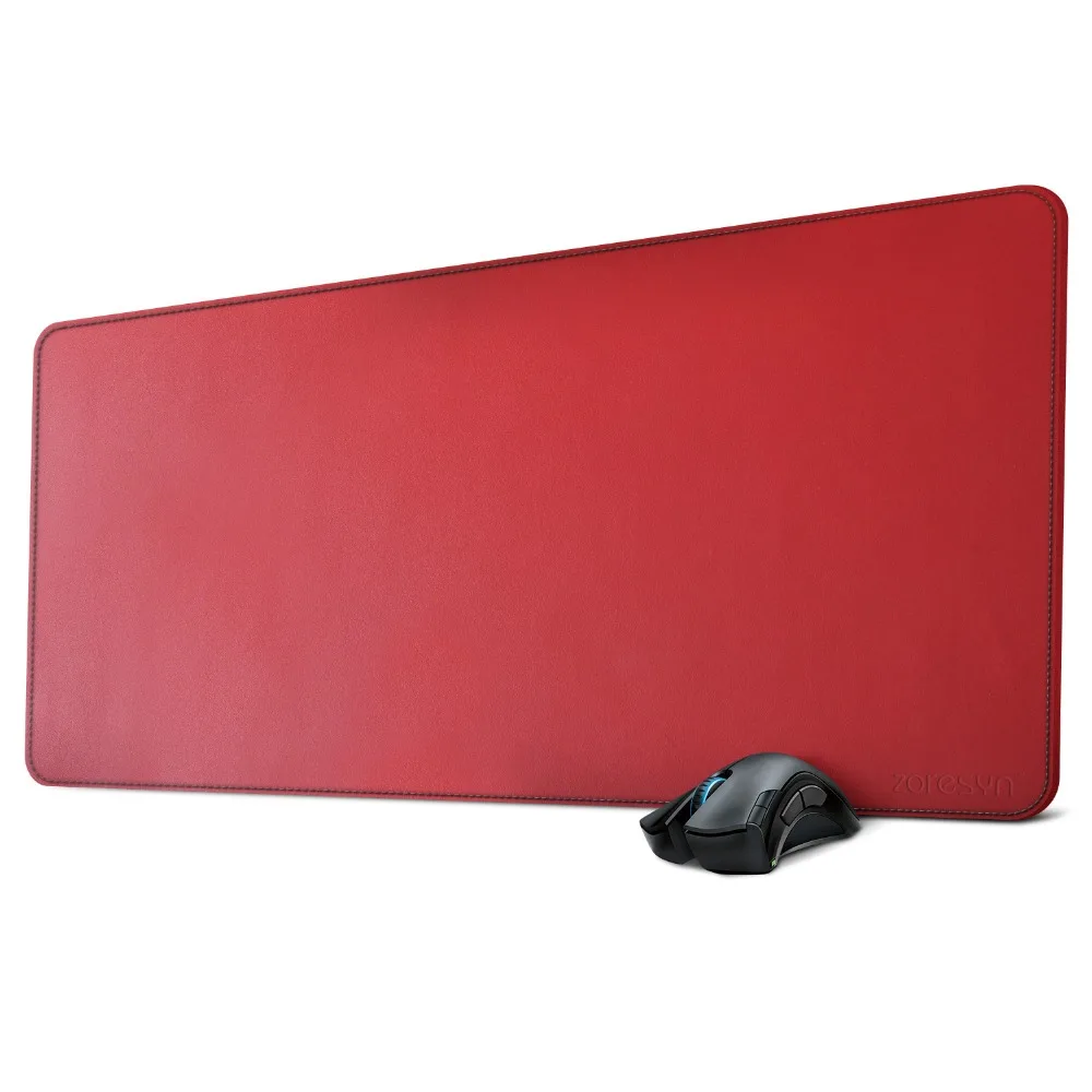 

Zoresyn waterproof Desk Pad Protecter, PU Leather Mouse Keyboard Desk Mat Blotters Organizer with Comfortable Writing Surface