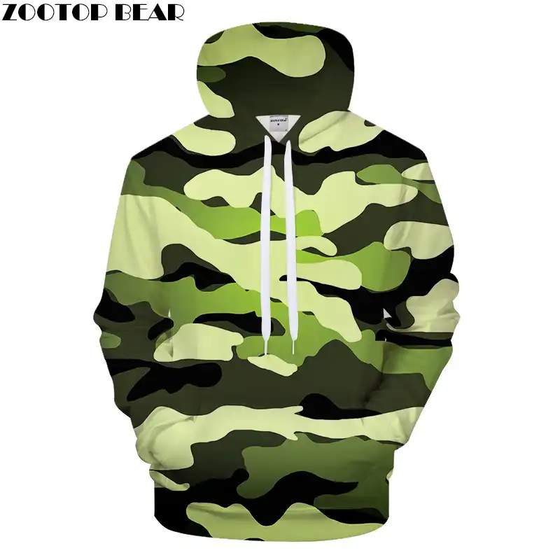 green camo supreme hoodie