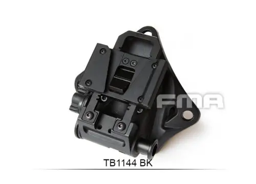 FMA Уилкокс L4 G19 NVG крепеж на шлем fast алюминиевый ЧПУ Devgru TB1144 черный/DE