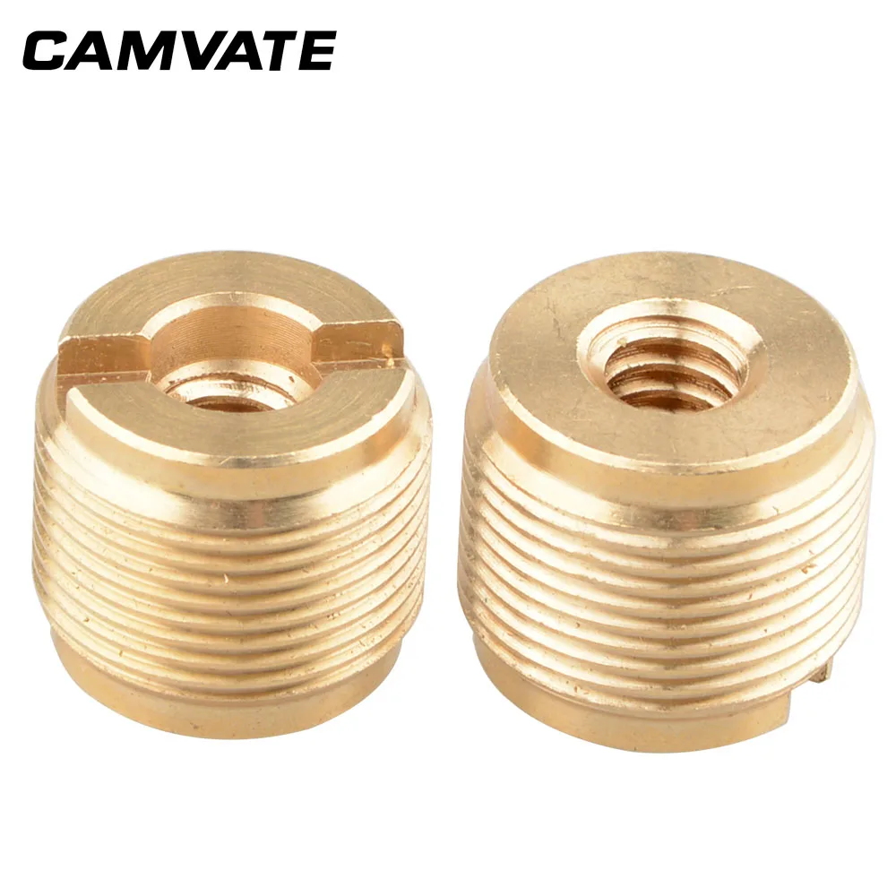

CAMVATE Female 1/4"-20 to 5/8"-27 Male 2 Piece Mic Adapter C1704