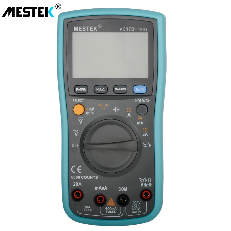 Цифровой мультиметр профессиональный тестер зонда 6000 отсчетов цифровой