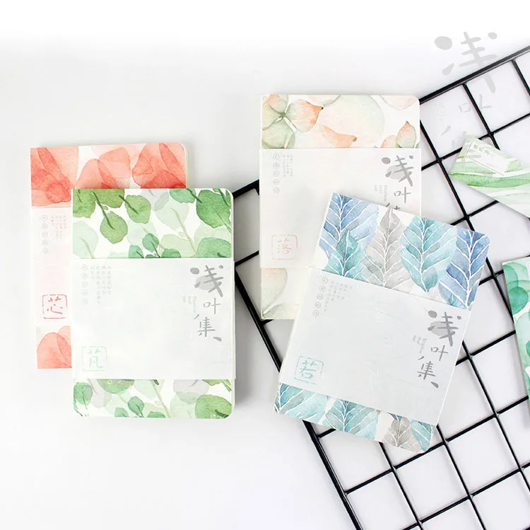 

A5 Floral Blank Inner Felt Leaves Flower Hard Cover Muji Notebook Sketchbook Agenda Bullet Journal Monthly Weekly Planner