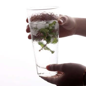

Creative Transparent Heat-resistant Glass Water Cup Home Drinkware Large Capacity Beer Fruit Juice Tea Cup Office Pure Milk Mug