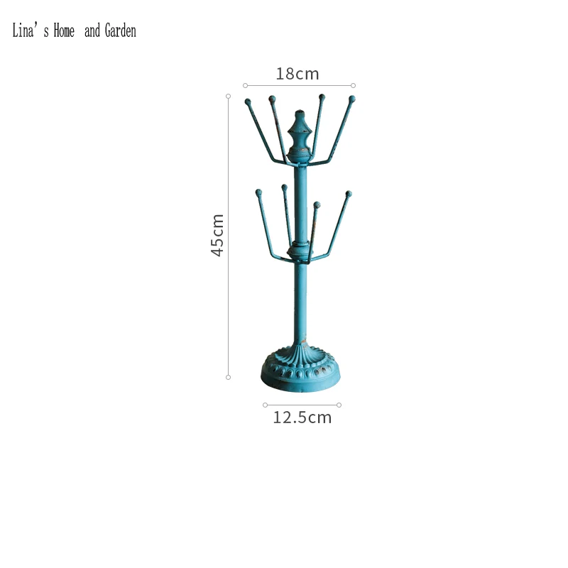 pylons design rustic antique handmade decorative metal shelf (8)