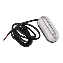 6 Led подводный рыболовный светильник 12V лодка ночной Светильник водный пейзаж светильник ing для морской лодки