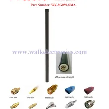 58 см 9dbi с высоким коэффициентом усиления pole mount 3g gsm волоконная антенна на стекло SMA Мужская Погодостойкая 2g 3g muiti полоса стеклянная волоконная антенна