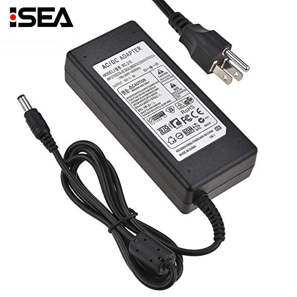 HTRC Charger 15V 6A AC Power Supply Adapter 100-240V For Imax b6 80W B6 V2 RC Balance Battery Charger AC DC Adapter with LED