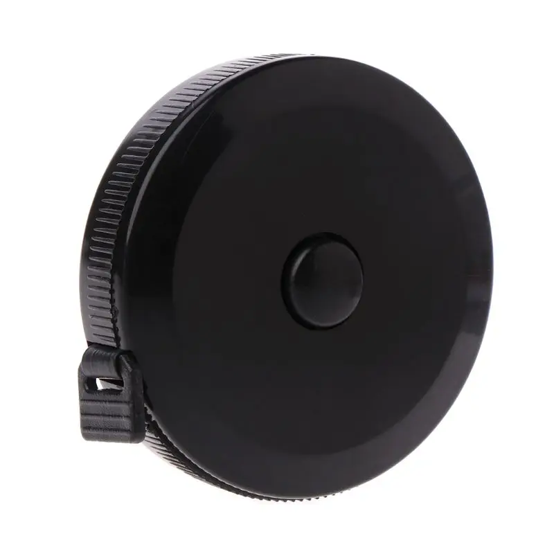 

2019 NEW 1.5m/60inch Black Tape Measures Dual Sided Retractable Tools Automatic ABS Flexible Mini Sewing Measuring Tape