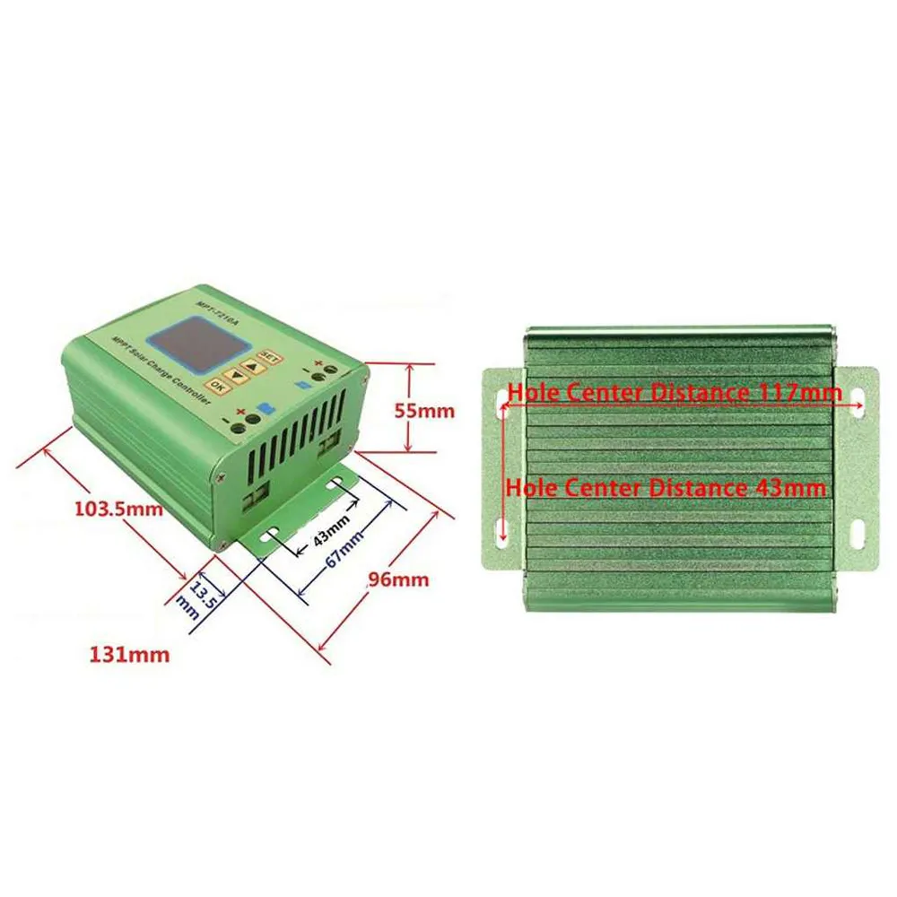 MPT-7210A со слежением за максимальной точкой мощности, Панели ...