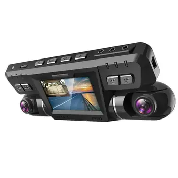 

Dashcam Dual Lens HD Night Vision Wide Angle Car Video Recorder Parking Monitoring Car DVR Camera monitoring WiFi ADAS