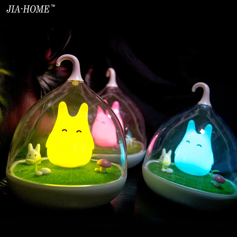 Creative Lovely Birdcage LED Night Light USB Rechargeable Touch Dimmer Table Bird Light Portable Nightlamp For
