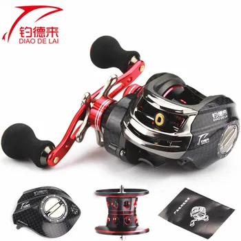 

2017 New 12Ball Bearings + 1 One Way Clutch Bearing Legend Right Hand Baitcasting Reel 13BB 6.3:1 Carp Bait Casting Fishing Reel