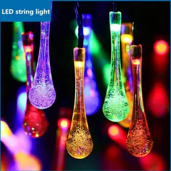 

Fashion solar LED lamp string led lamps 4.8M/20PCS led light christmas lights outdoor Holiday christmas decorations for home Z50
