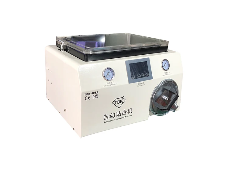 Новая версия TBK 408A 15 дюймовый ЖК ламинатор для мобильного телефона с прозрачной