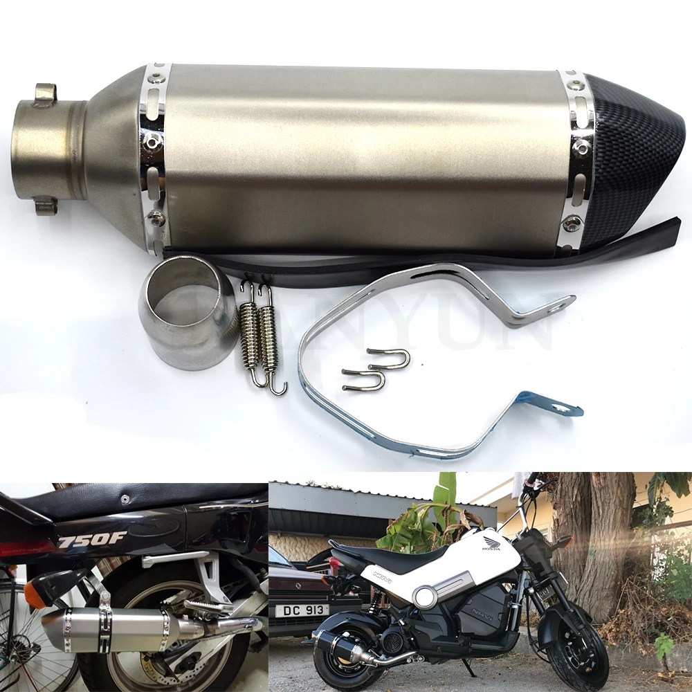

for Motorcycle parts Exhaust Universal 51mm Stainless Steel Motorbike Exhaust Pipe FOR YAMAHA YZF-R1 YZF-R6 FZ1S FZ6S